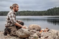 Miniatyrbilde 3 av Black Örrefors Hunting Sammenleggbar Stekepanne