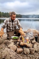 Miniatyrbilde 3 av Brown Örrefors Hunting Grillhansker