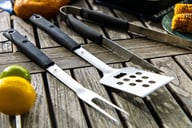 Miniatyrbilde 1 av Steel Örrefors Hunting Grillredskaper i 3 deler