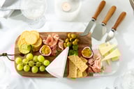 Miniatyrbilde 2 av Nature Örrefors Jernverk Ostebrett med 3 kniver