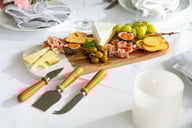 Miniatyrbilde 3 av Nature Örrefors Jernverk Ostebrett med 3 kniver