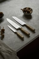 Miniatyrbilde 4 av Steel Örrefors Jernverk Resirkulert Stål 3-pk Knivsett