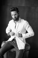 Miniatyrbilde 7 av Black J. Harvest & Frost Green Bow 01 Skjorte