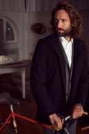 Miniatyrbilde 6 av Black J. Harvest & Frost Green Bow 01 Slim Fit Skjorte