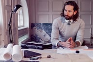 Miniatyrbilde 13 av Black J. Harvest & Frost Green Bow 01 Slim Fit Skjorte