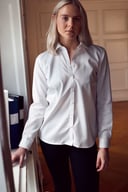 Miniatyrbilde 4 av Sky Blue J. Harvest & Frost JH&F Green Bow 01 Bluse Dame