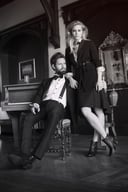 Miniatyrbilde 10 av Black/Red J. Harvest & Frost Red Bow 20 Skjorte