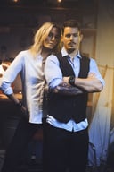 Miniatyrbilde 6 av Green J. Harvest & Frost Indigo Bow 33 Slim Fit Skjorte