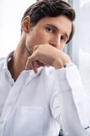 Miniatyrbilde 3 av Black J. Harvest & Frost Yellow Bow 54 Casual Skjorte