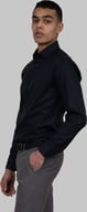 Miniatyrbilde 7 av Black J. Harvest & Frost Black Bow 60 Slim Fit Skjorte