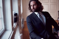 Miniatyrbilde 16 av Black J. Harvest & Frost Black Bow 60 Slim Fit Skjorte