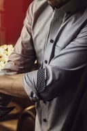 Miniatyrbilde 11 av Blue J. Harvest & Frost Red Bow 121 Slim fit Skjorte