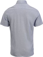 Miniatyrbilde 1 av Dark Blue J. Harvest & Frost Indigo Bow 133 Kort Erm Tailored Fit Skjorte