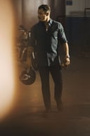 Miniatyrbilde 4 av Blue J. Harvest & Frost Purple Bow 142 Slim Fit Skjorte