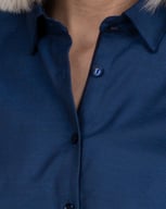 Miniatyrbilde 7 av Blue J. Harvest & Frost Purple Bow 142 Skjorte Dame