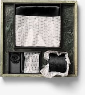 Miniatyrbilde 3 av Black J. Harvest & Frost Gaveboks Hankie & Cufflinks