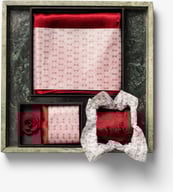 Miniatyrbilde 7 av Black J. Harvest & Frost Gaveboks Hankie & Cufflinks