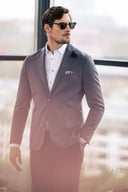 Miniatyrbilde 14 av Brown Melange J. Harvest & Frost Club Blazer