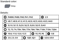 Miniatyrbilde 1 av 25-47-dra-2827 Osaka 48-i-1 Elektrisk Presisjon Skrutrekkersett