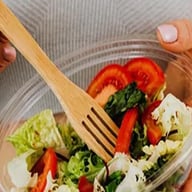 Miniatyrbilde 1 av 25-47-dra-3150 Evreux Bambus 2-i-1 Gaffel og Skje