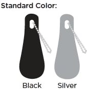 Miniatyrbilde 1 av 25-47-dra-3595 Kansas Rustfritt Stål Skohorn med Oppheng