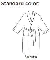 Miniatyrbilde 1 av 25-47-dra-3782 Isla Bomull Unisex Vaffelmønstret  Badekåpe