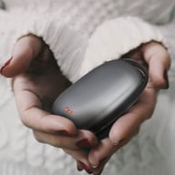 Miniatyrbilde 1 av 25-47-dra-4044 Lila 5000 mAh Aluminium Håndvarmer og Powerbank