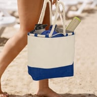 Miniatyrbilde 2 av 25-47-dra-4118 Cornwall Resirkulert Bomull & Jute Strandveske