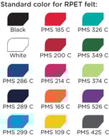 Miniatyrbilde 1 av 25-47-dra-4261 Chefs RPET Filt Santoku Kniv og Tang