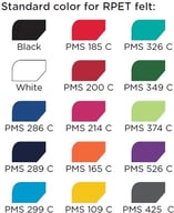 Miniatyrbilde 1 av 25-47-dra-4262 Chefs RPET Filt Santoku Knivsett