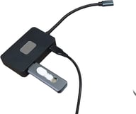 Miniatyrbilde 1 av 25-47-dra-4294 Hollow Resirkulert Aluminium 5-i-1 USB hub med Opplyst Logo