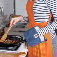 Miniatyrbilde 3 av 25-47-dra-4395 Othira Bomull Gryteklut med Anti-Slip Silikongrep