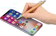 Miniatyrbilde 1 av 25-47-drb-2029 Verona Bambus Touch/Stylus Kulepenn