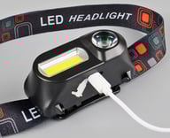 Miniatyrbilde 1 av 25-47-drb-3936 Ozora Oppladbar Hodelykt med SOS-modus