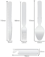 Miniatyrbilde 1 av 25-47-drb-4544 Falster Rustfritt Stål Bestikksett