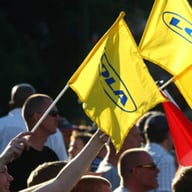 Miniatyrbilde 1 av 15 x 21 cm Reinfjord Polyester Håndholdt Støtteflagg