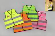 Miniatyrbilde 2 av 25-47-drb-4699 Waterford Refleksvest for Barn med Borrelås