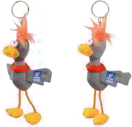 Miniatyrbilde 1 av 25-47-drb-4732 Myk Refleksbamse/-leke m/Nøkkelring