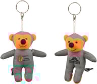Miniatyrbilde 6 av 25-47-drb-4732 Myk Refleksbamse/-leke m/Nøkkelring