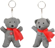 Miniatyrbilde 10 av 25-47-drb-4732 Myk Refleksbamse/-leke m/Nøkkelring