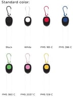 Miniatyrbilde 1 av 25-47-drb-4971 Sankt Sikkerhetslys med Klips og Karabinkrok