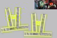 Miniatyrbilde 2 av 25-47-drb-5110 Keuru Reflekssele for Barn med LED-lys