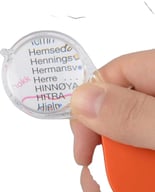 Miniatyrbilde 1 av 25-47-drb-5222 Durres Plast Forstørrelsesglass med  Nøkkelring