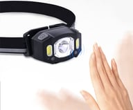 Miniatyrbilde 1 av 25-47-drb-5309 Emer Oppladbar Hodelykt med Sensor