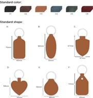 Miniatyrbilde 1 av 25-47-drb-5437 Sioux Resirkulert Lær  Nøkkelring