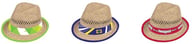 Miniatyrbilde 1 av 25-47-drb-5451 Håndlaget Strå Fedora Hatt