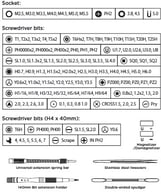 Miniatyrbilde 1 av 25-47-drb-5490 Ardent Presisjons Skrutrekkersett