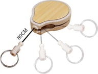 Miniatyrbilde 2 av 25-47-drb-5609 Hvetehalm Uttrekkbar Jojo med Nøkkelring