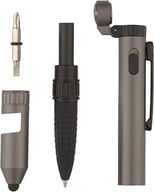 Miniatyrbilde 2 av 25-47-drb-5653 Avexa Rustfritt Stål 7-i-1 Kulepenn med Multifunksjoner