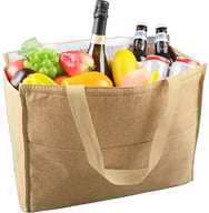 Miniatyrbilde 1 av 25-47-drb-5730 Lawson 28L Jute Kjølebag / Shoppingbag